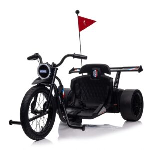 Motocicleta electrica pentru copii intre 5-12 ani, Drift-Trike, 500W, 24V 10Ah